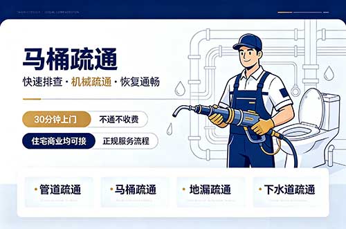 铁力马桶疏通