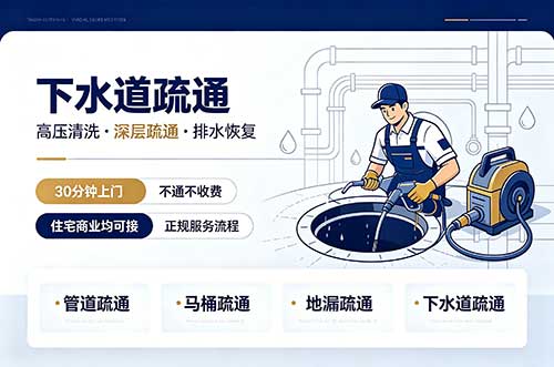 铁力下水道疏通